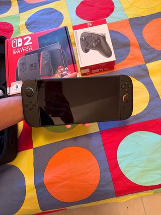 Nintendo Switch 2 con joystick box e 5 giochi