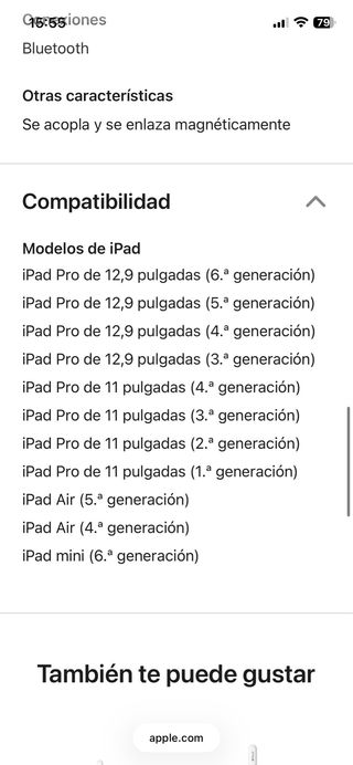Apple Pencil 2ª Gen NUEVO SIN USAR