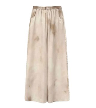 Pantalones anchos tie dye ligeros