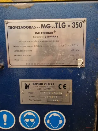 Tronzadora MG TLG-350