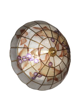 Plafoniera artigianale in madreperla molto rara