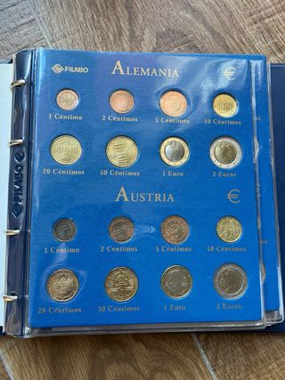 Álbum Monedas Europa Euro Filabo