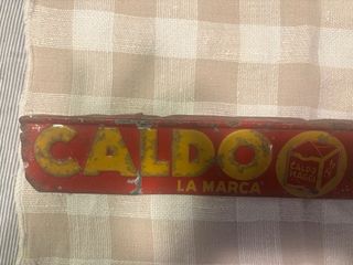 2 Chapas Antiguas Gallina Blanca y Caldo Maggi