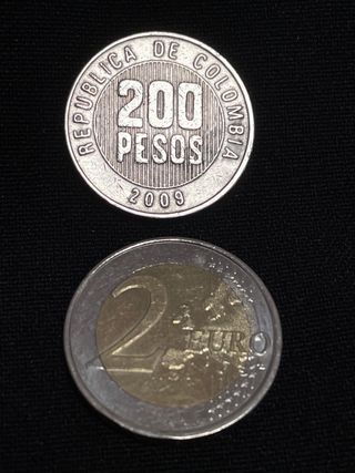 Moneda 200 pesos Colombia