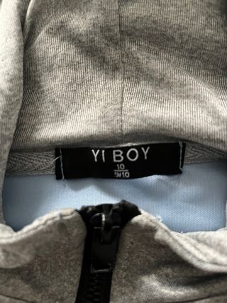 Sudadera Nike Azul y Gris con Cremallera 9-10 años