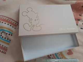 Bolso mano Disney Pandora azul y dorado