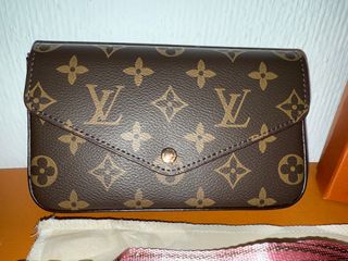 Bolso Louis Vuitton Monogram con correa rosa