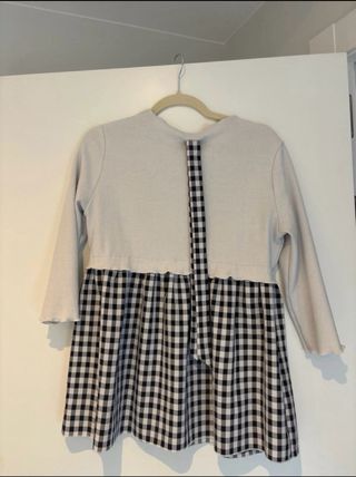 Blusa Poete Beige y Negro