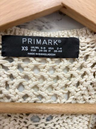 Primark Blusa Tejida Beige Talla XS