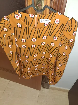 Vestido Minueto Estampado Sushi Talla M