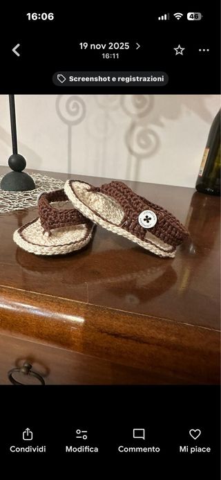 Borse uncinetto nere e bordeaux