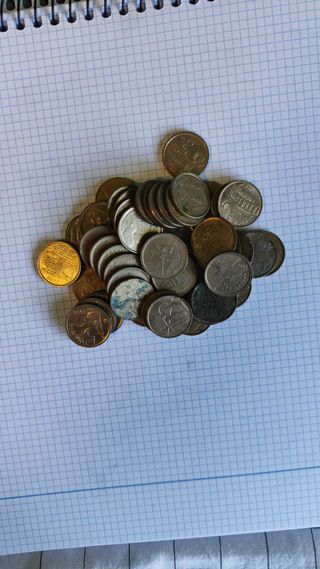 Lote monedas 5 pesetas España