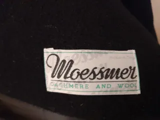 Cappotto Lana Cashmere Moessmer color Blu Navy