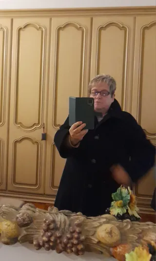 Cappotto Lana Cashmere Moessmer color Blu Navy