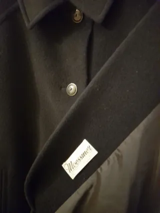 Cappotto Lana Cashmere Moessmer color Blu Navy