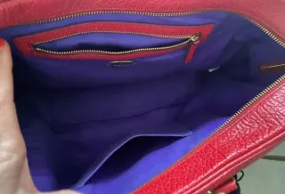 Bolso Bimba y Lola cuero rojo