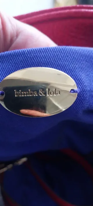 Bolso Bimba y Lola cuero rojo