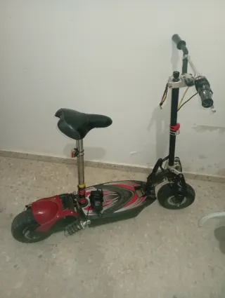 Patín Eléctrico 1000W con Asiento