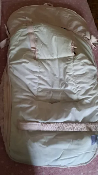 Saco para carrito de bebé rosa Mayoral