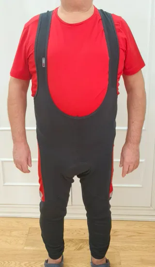 Culotte ciclismo largo carretera negro