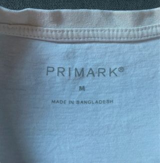 Camiseta blanca Primark - Talla M