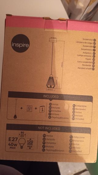 Juego de 4 Lámparas Inspire Pyros Precio negociabl