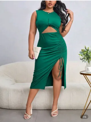 Vestido verde talla XL sin estrenar