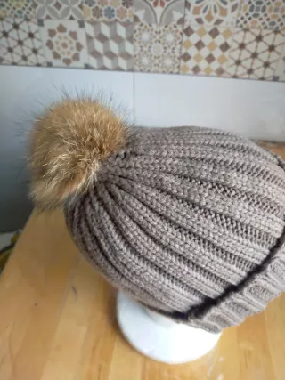 Gorro con pompón