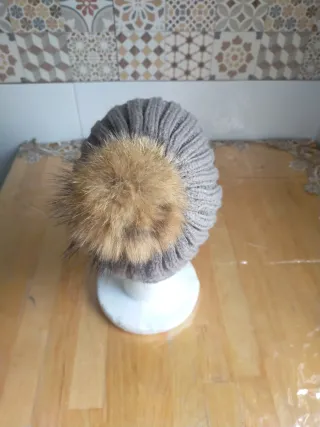 Gorro con pompón