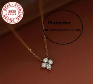 Collana Argento 925 Mini Quadrifoglio