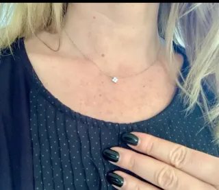 Collana Argento 925 Mini Quadrifoglio