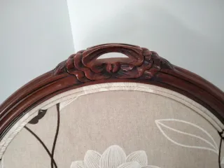 Sillas Luis XVI Tela y Madera