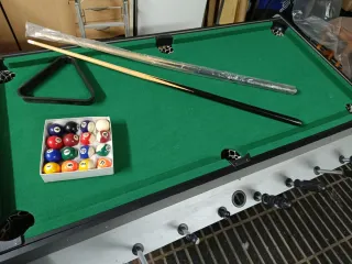 Mesa Multijuegos: futbolín billar y hockey