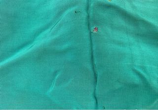 Antiguo Mantón de Manila Bordado Flores