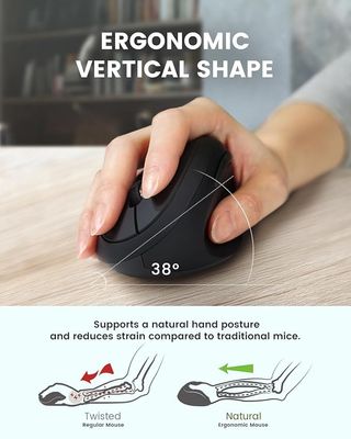 Ratón Ergonómico Vertical Perixx PERIMICE-719R