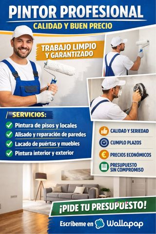 Pintor Profesional: Calidad y Buen Precio