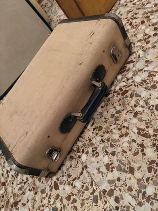 Lote 7 Maletas Vintage Beige y Marrones