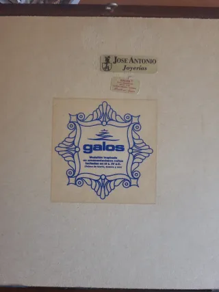 Cerámica Galos Medalla Celta