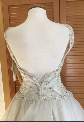 Vestido de Novia Blanco con Pedrería