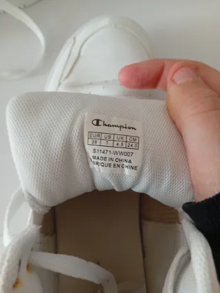 Zapatos Champion Blancos Talla 37/38