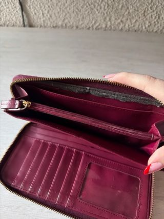 Cartera BIMBA Y LOLA Roja y Dorada