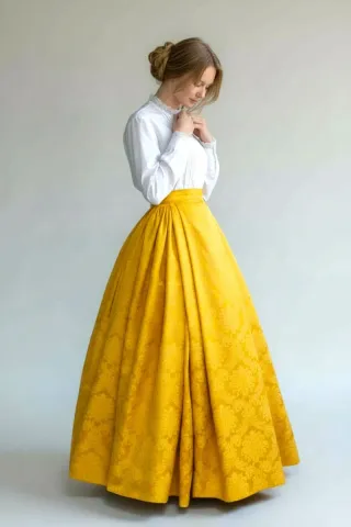 Falda regional adamascada T 42/44