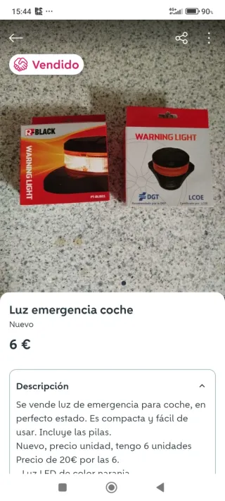 Baliza de emergencia R-BLACK PT-BLB01