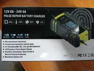 Cargador Batería Coche Moto Camión 12V/24V