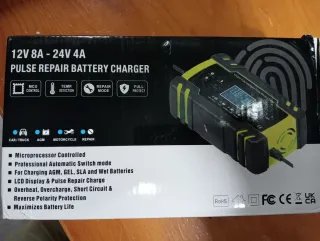 Cargador Batería Coche Moto Camión 12V/24V