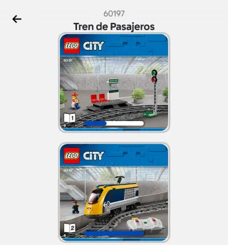 Tren LEGO 60197 + 60205