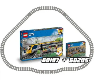 Tren LEGO 60197 + 60205