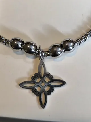 Conjunto Nudo de Brujas Acero Inoxidable