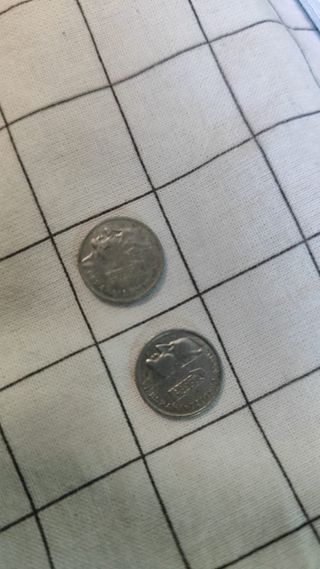 Lote monedas 1 peseta España