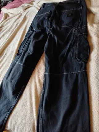 Pantalón Cargo Pull&Bear Azul Oscuro